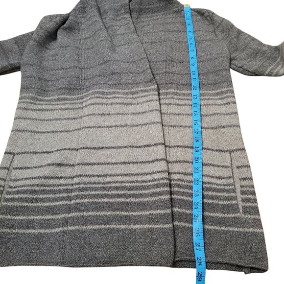 VINCE Sophie Striped Hooded Blanket Cardigan as seen on Scarlet Johannson XS - Picture 16 of 16